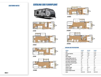 2017 Coachmen Catalina SBX Brochure page 10