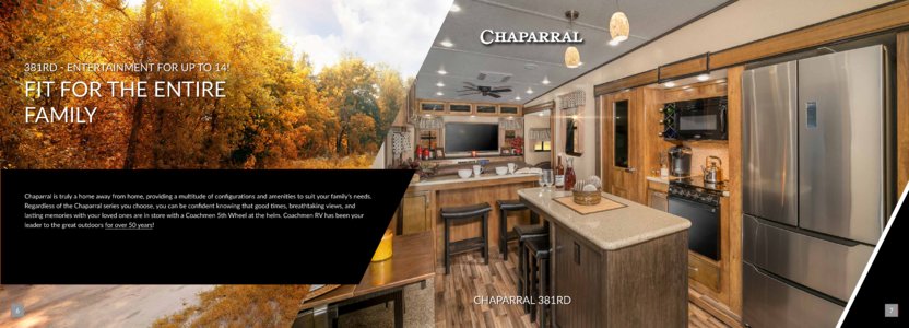 2017 Coachmen Chaparral Brochure page 4