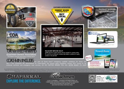 2017 Coachmen Chaparral Brochure page 17