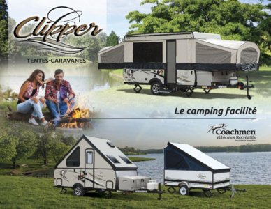 2017 Coachmen Clipper Camping Trailer French Brochure page 1