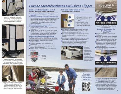2017 Coachmen Clipper Camping Trailer French Brochure page 3