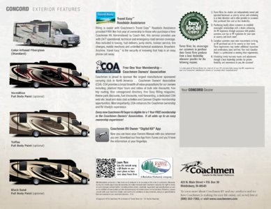 2017 Coachmen Concord Brochure page 8