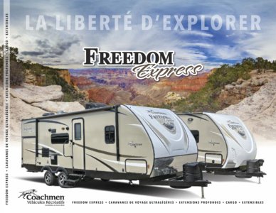 2017 Coachmen Freedom Express French Brochure page 1