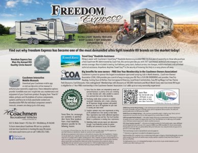 2017 Coachmen Freedom Express Brochure page 16