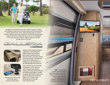 2017 Coachmen Galleria Brochure page 2