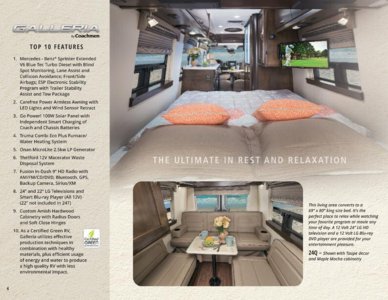 2017 Coachmen Galleria Brochure page 4