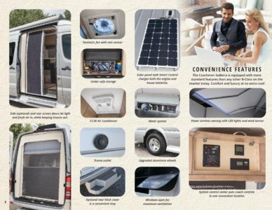 2017 Coachmen Galleria Brochure page 8