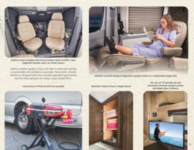 2017 Coachmen Galleria Brochure page 9