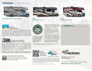 2017 Coachmen Leprechaun Brochure page 8