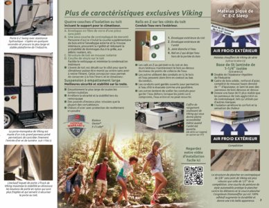 2017 Coachmen Viking Camping Trailer French Brochure page 3