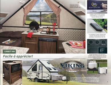 2017 Coachmen Viking Camping Trailer French Brochure page 5