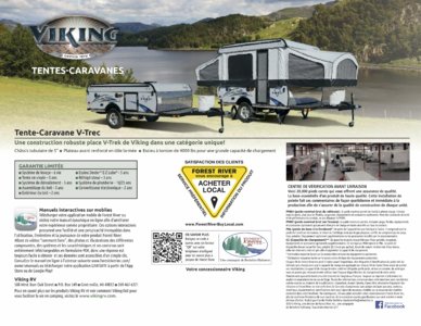 2017 Coachmen Viking Camping Trailer French Brochure page 8