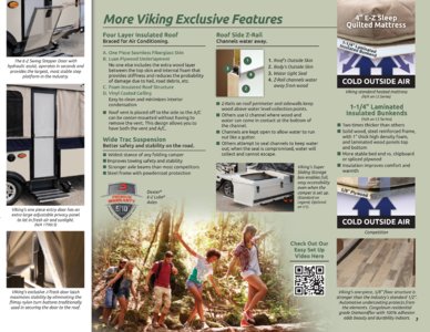 2017 Coachmen Viking Camping Trailer Brochure page 3