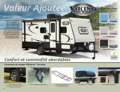 2017 Coachmen Viking Travel Trailer French Brochure page 2