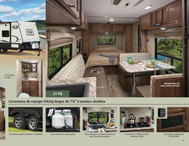 2017 Coachmen Viking Travel Trailer French Brochure page 5