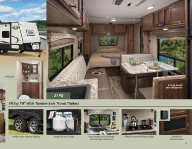 2017 Coachmen Viking Travel Trailer Brochure page 5