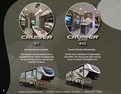 2017 Crossroads RV Cruiser Brochure page 2