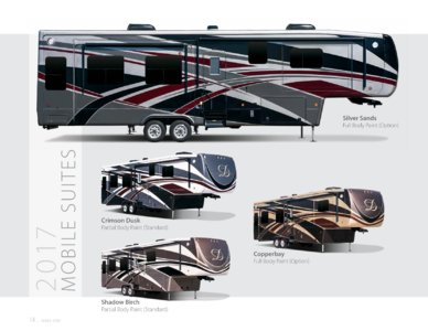 2017 DRV Luxury Suites Mobile Elite Suites Brochure page 14