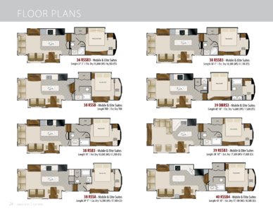 2017 DRV Luxury Suites Mobile Elite Suites Brochure page 24