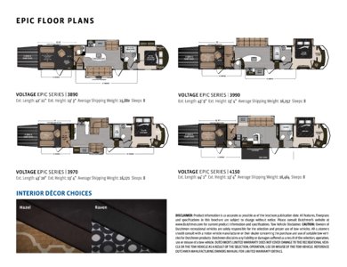 2017 Dutchmen Voltage Epic Series Brochure page 6