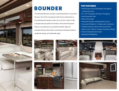2017 Fleetwood Bounder Brochure page 3