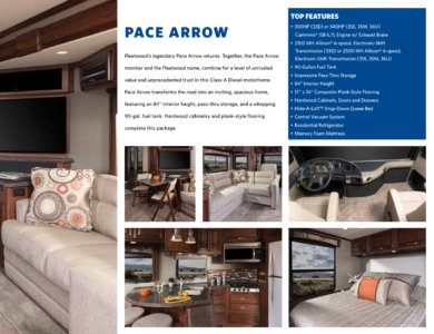2017 Fleetwood Pace Arrow Pace Arrow Lxe Brochure page 3