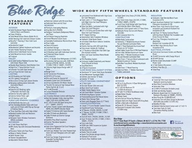 2017 Forest River Blueridge Brochure page 2