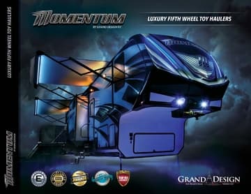 2017 Grand Design Momentum Luxury Fifth Wheels Toy Haulers Brochure
