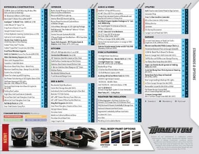 2017 Grand Design Momentum Luxury Fifth Wheels Toy Haulers Brochure page 7