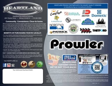2017 Heartland Prowler Brochure page 16
