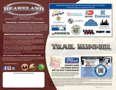 2017 Heartland Trail Runner Brochure page 16