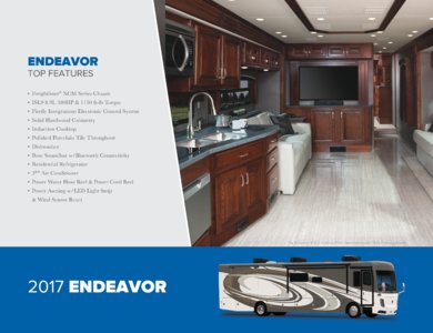 2017 Holiday Rambler Endeavor XE Brochure page 6