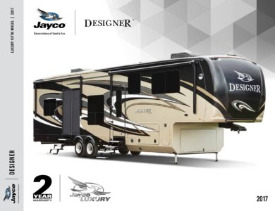 2017 Jayco Designer Brochure page 1