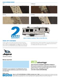 2017 Jayco Eagle Brochure page 20