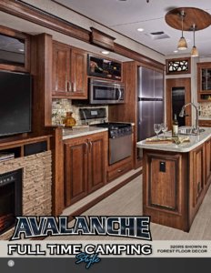 2017 Keystone RV Avalanche Brochure page 4