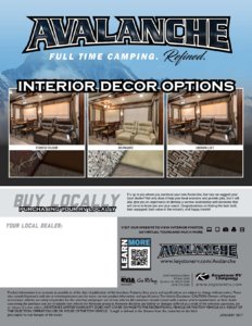 2017 Keystone RV Avalanche Brochure page 12