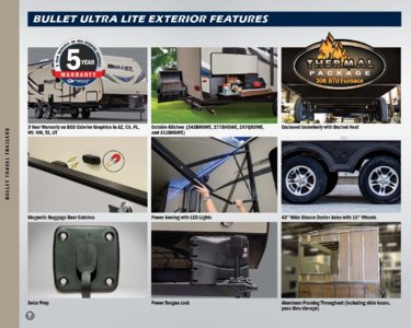 2017 Keystone RV Bullet Western Edition Brochure page 8