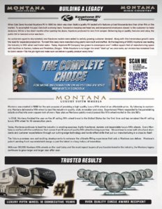 2017 Keystone RV Montana High Country Brochure page 2