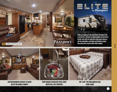 2017 Keystone RV Passport Brochure page 9