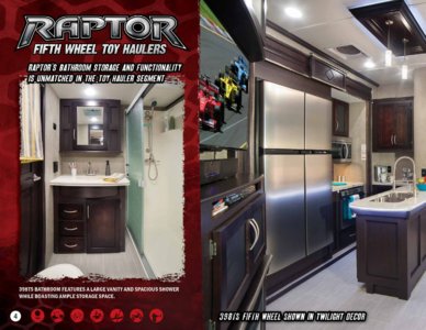 2017 Keystone RV Raptor Brochure page 4