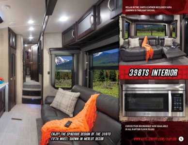 2017 Keystone RV Raptor Brochure page 5