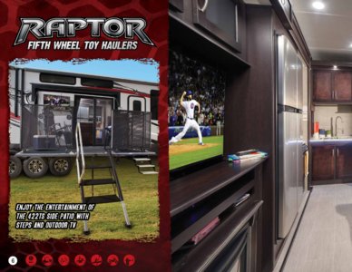 2017 Keystone RV Raptor Brochure page 6