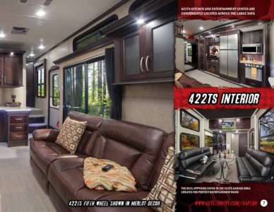 2017 Keystone RV Raptor Brochure page 7