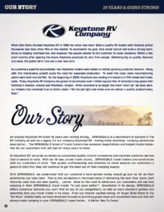 2017 Keystone RV Springdale Eastern Edition Brochure page 2