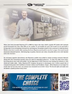 2017 Keystone RV Sprinter Brochure page 2