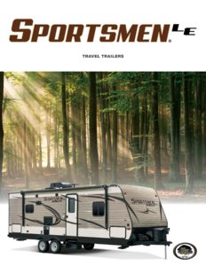 2017 KZ RV Sportsmen LE Brochure page 1