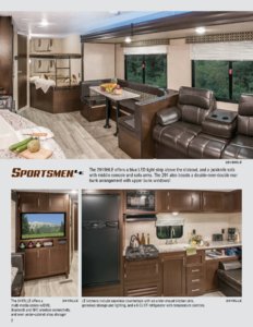 2017 KZ RV Sportsmen LE Brochure page 2