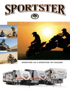 2017 KZ RV Sportster Brochure page 1