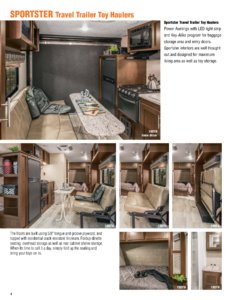 2017 KZ RV Sportster Brochure page 4