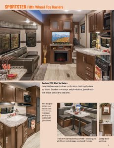 2017 KZ RV Sportster Brochure page 5